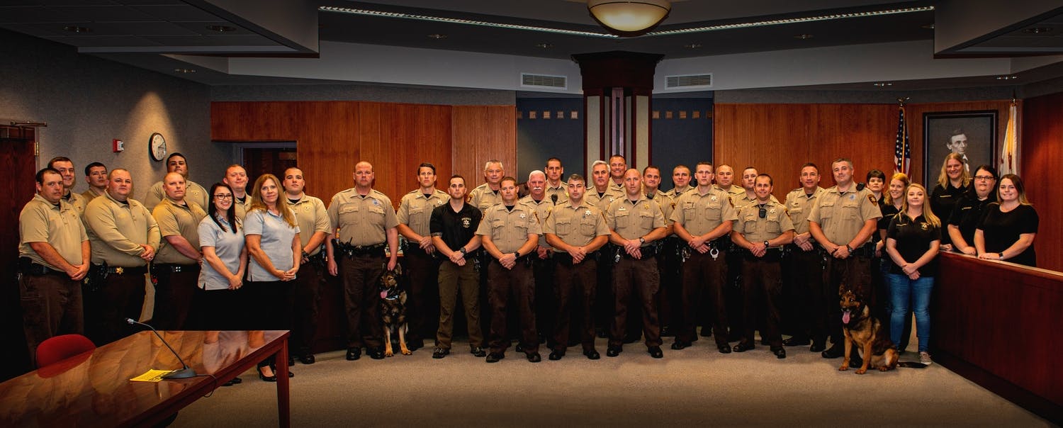 Group photo of the Monroe County Sheriff's Office
